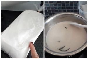 Jangan langsung dipanaskan, ini trik aman mencairkan santan beku supaya tidak pecah dan rusak