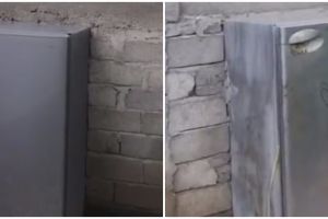 Dari luar tampak kulkas warung ternyata dalamnya bikin kaget, kreatifnya bikin garuk kepala