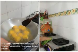 Cara membersihkan noda minyak di kompor dan dinding dapur, ampuh tanpa sitrun atau pembersih khusus