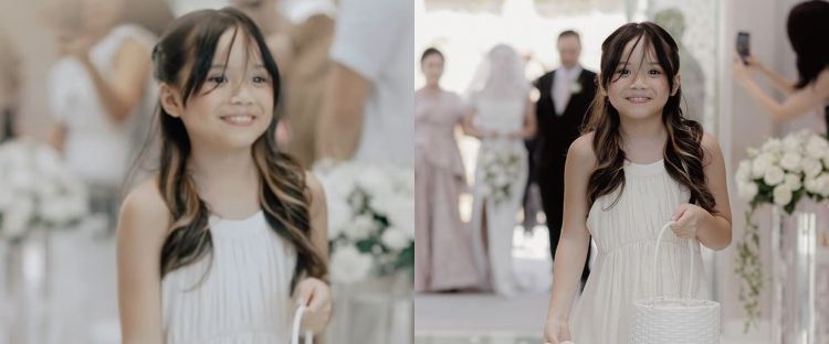 Gayanya di nikahan Gritte Agatha bikin salah fokus, 9 potret Gempi