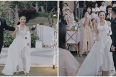 10 Momen resepsi pernikahan Gritte Agatha di Bali, kehadiran Gisella Anastasia bikin salfok