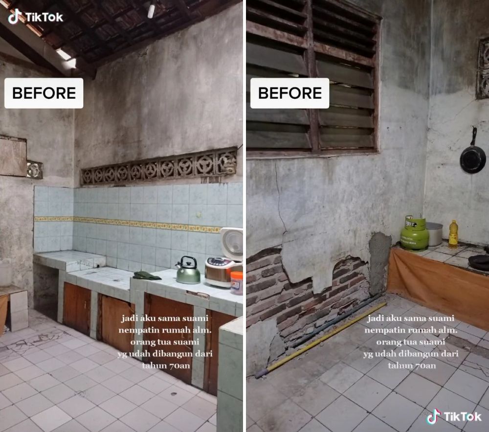 Dibangun dari tahun 70an, begini transformasi renovasi dapur dari sederhana jadi minimalis sempurna