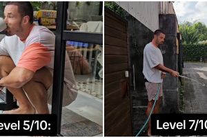 10 potret kocak bule tunjukkan cara jadi orang Indonesia ini udah mirip warlok, makan nasgor lauk nasi