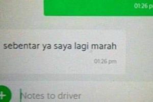 11 Chat lucu driver ojol minta dimengerti ini bikin iba sekaligus ngakak, harus jawab apa coba?