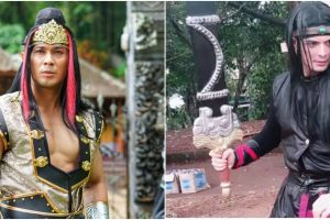 Momen reuni aktor Genta Buana berpose bareng saat sudah jadi bapak-bapak, jadinya seperti om-om genit