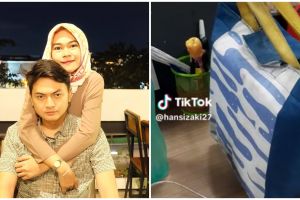 Momen pria pamer bekal bawaan dari istri ini bikin bingung, mau kerja apa piknik sih?