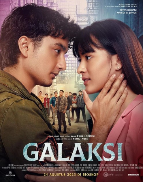 Bryan Domani dan Mawar De Jongh ubah benci jadi cinta dalam trailer terbaru film Galaksi