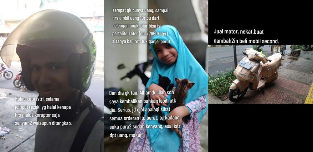 Pernah sulit beli 1 liter bensin, kisah eks driver ojek online kini bisnis mobil ini bikin kagum