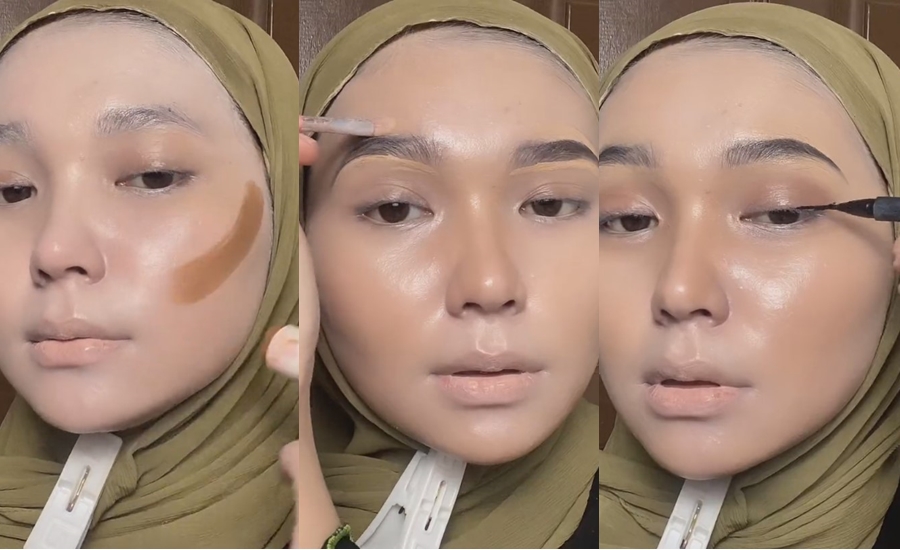 Wanita ini challenge 1.000 totol sunscreen jadi foundation, glowingnya bikin sinar matahari kepental