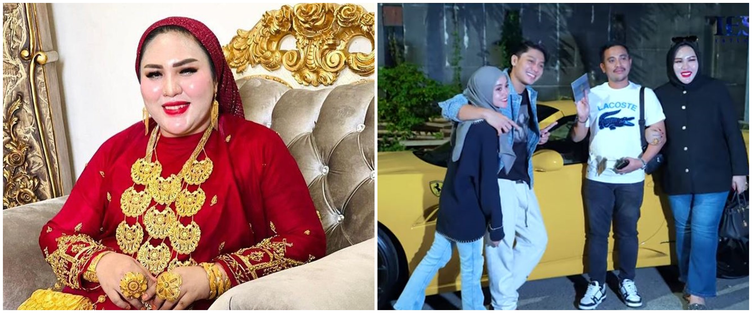 10 Momen Mira Hayati ratu emas beli mobil Lesty Rp 3 M dibayar tunai, penampakan uangnya bikin melongo