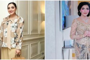 Penampilannya disebut saingi Aurel Hermansyah di acara mitoni, ini 11 gaya Ashanty saat pakai kebaya