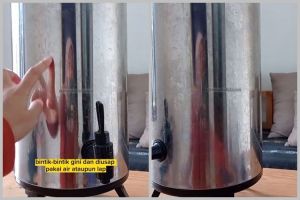 Tanpa sabun cuci piring, ini cara hilangkan kerak di permukaan termos cuma pakai 1 bahan dapur
