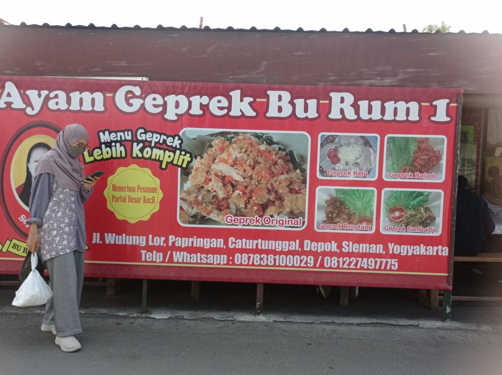 Kisah sukses warung ayam geprek pertama di Jogja, gara-gara pesanan sepele dan bingung menamai menu