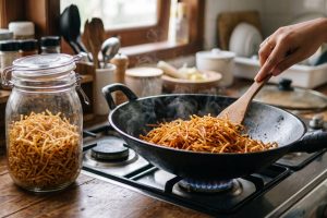 Cara agar kentang mustofa terlanjur lembek dan melempem jadi renyah kembali meski tanpa oven