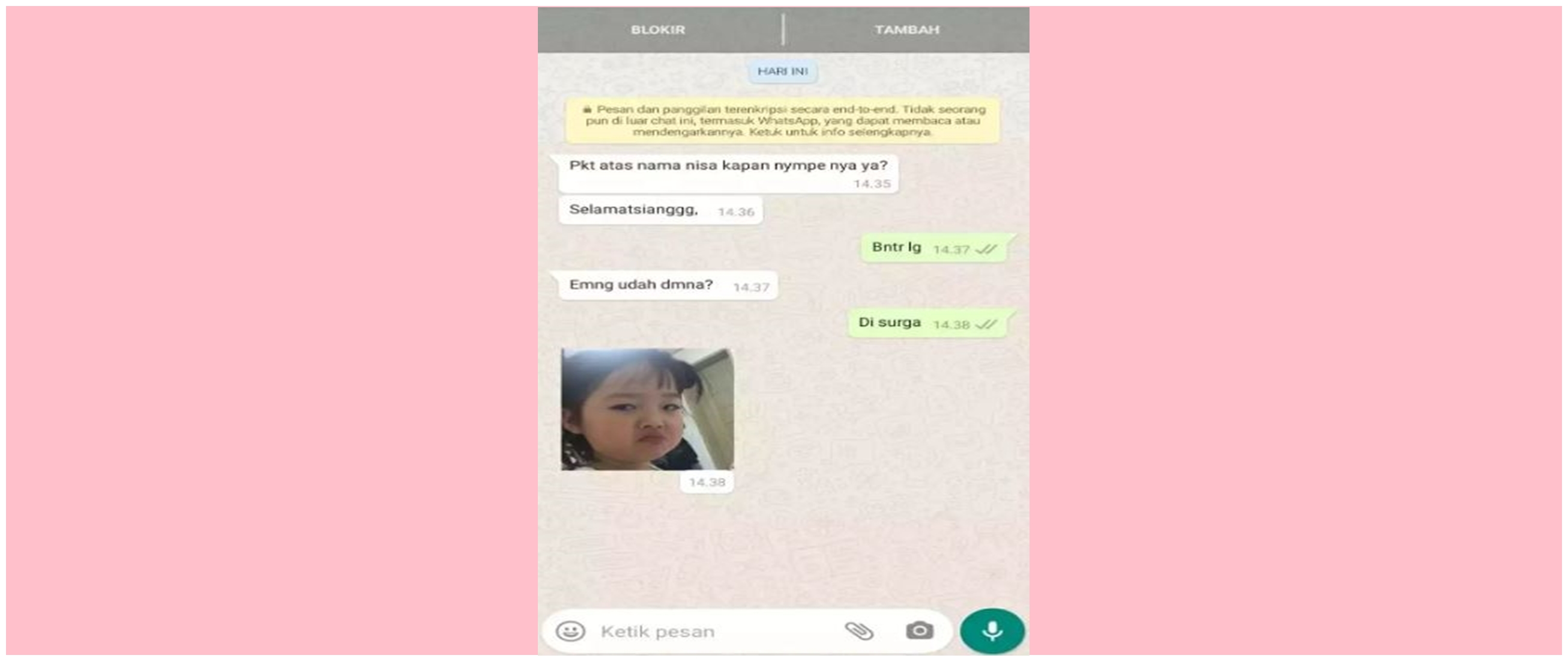 Endingnya bikin nggak habis pikir, 15 chat lucu kurir paket ajak customer bercanda ini ngeselin