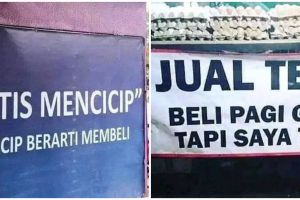 11 Potret kocak tulisan promo ini aslinya menjebak, awalnya senang endingnya bikin emosi