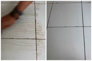 Cuma modal Rp4.000-an, ini trik bersihkan lantai kusam dan berkerak dengan 2 bahan dapur