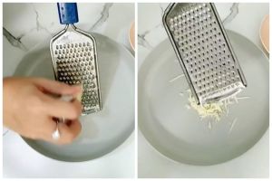 Cukup oles 1 bahan dapur, ini cara jitu memarut keju agar tidak lengket di parutan