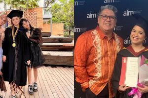 Beda penampilan 9 penyanyi dampingi anak wisuda kuliah, Yuni Shara tampil ayu bak putri keraton