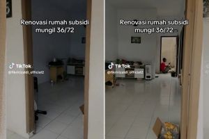 Bikin hunian tipe 36 jadi mewah, 11 potret renovasi rumah jadi serba putih dan emas ini bikin mupeng