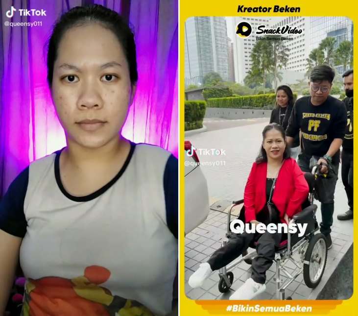 Keterbatasan fisik bukan hambatan, wanita ini belajar makeup 10 tahun hasilnya bak dirias MUA top