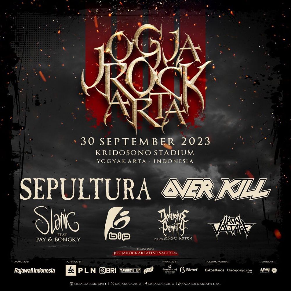 Menyaksikan Slank Feat Pay & Bongky hingga Sepultura di Jogjarockarta Festival 2023