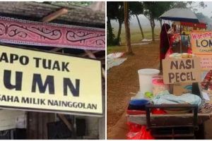  11 Tulisan lucu di warung ini ternyata ada kepanjangannya, pas tahu bikin tepuk jidat