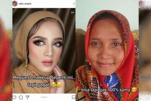 MUA ini minder karena gagal penuhi request makeup klien, tapi hasilnya justru bikin netizen melongo
