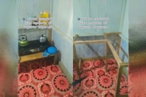 Dicibir karena renovasi dapur kontrakan dinding seng, 9 potretnya usai dirombak bikin tak mager masak