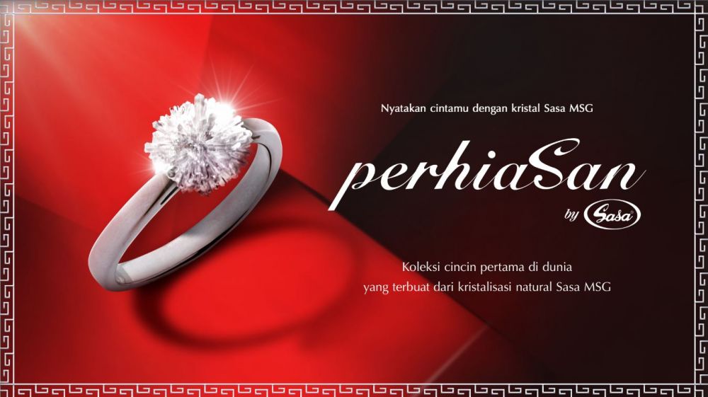 Pertama di Dunia, Perhiasan dari MSG Persembahan dari Sasa