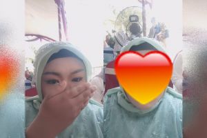 Bikin ikutan nyesek, makeup wisuda gadis ini jelek sendiri di saat teman-temannya cantik