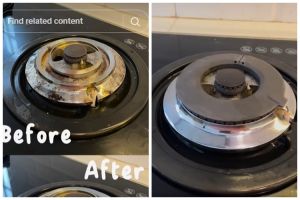 Tanpa diberi sitrun, ini cara cepat bersihkan noda kerak kompor pakai 3 bahan dapur