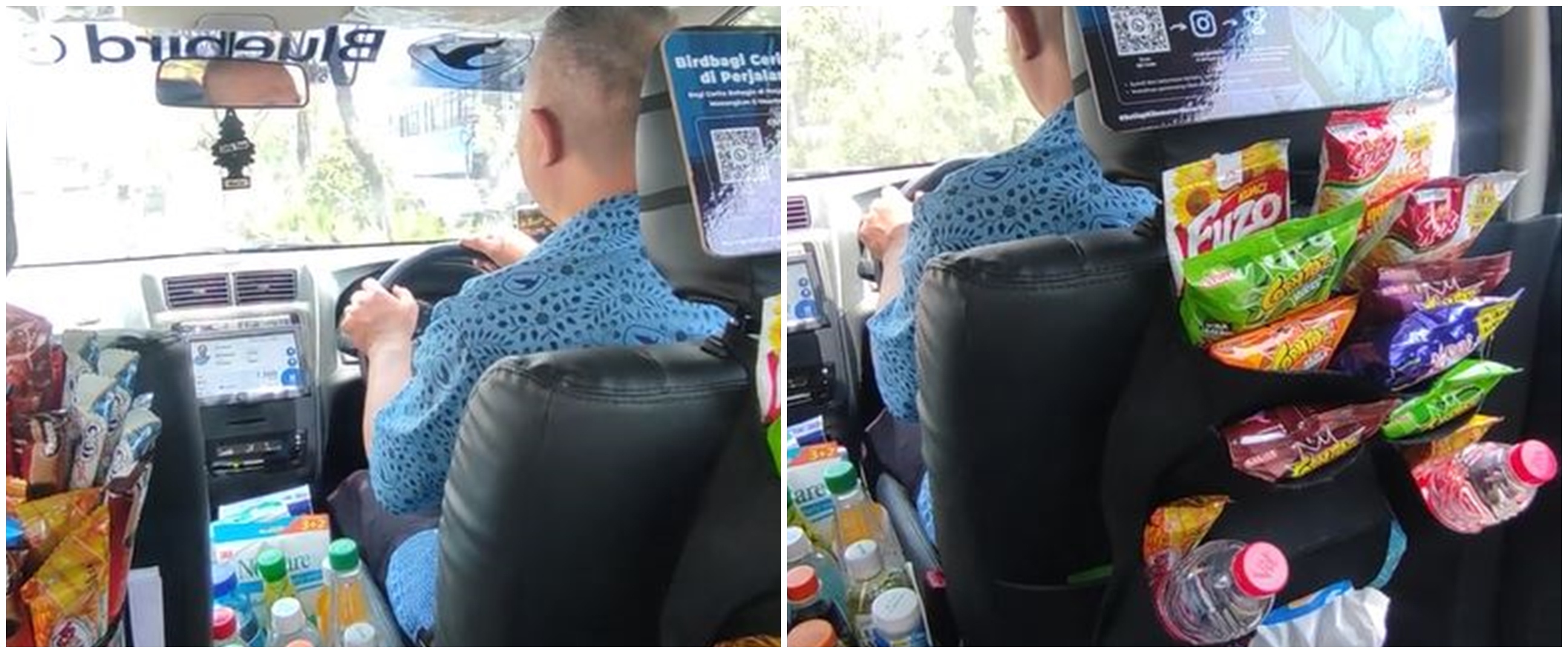 Momen driver taksi online sediakan snack dan obat gratis untuk penumpang ini punya alasan inspiratif