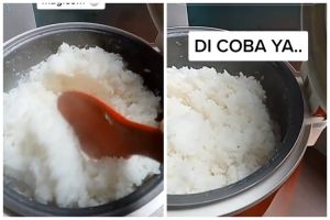 Tanpa jeruk nipis, ini cara bikin nasi nggak kering meski disimpan di magic com sampai esok hari