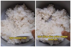 Jangan cuma minyak kelapa, ini trik menanak nasi biar tak lengket & rendah gula ditambah 2 bahan dapur