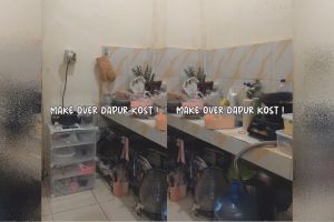 Anak kos kelewat rajin ini makeover dapur kosan, 11 transformasinya bikin auto betah masak