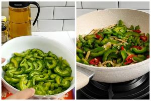 Tanpa diremas garam, begini trik mengurangi rasa pahit pare agar tetap hijau dan vitaminnya utuh