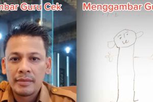 Dapat tugas menggambar gurunya, 10 potret lukisan karya para murid SD ini hasilnya nggak terduga
