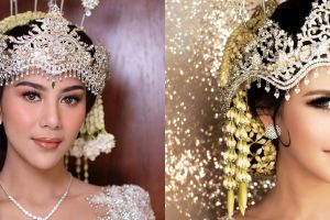 Disebut mirip Syahnaz Sadiqah usai dirias MUA, 7 beda akad nikah Adinda Thomas dan istri Jeje Govinda