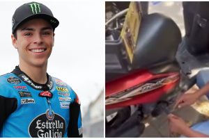 Momen Alonso Lopez pembalap Moto2 heran melihat cara kerja tukang kunci Indonesia, nggak ada lawan