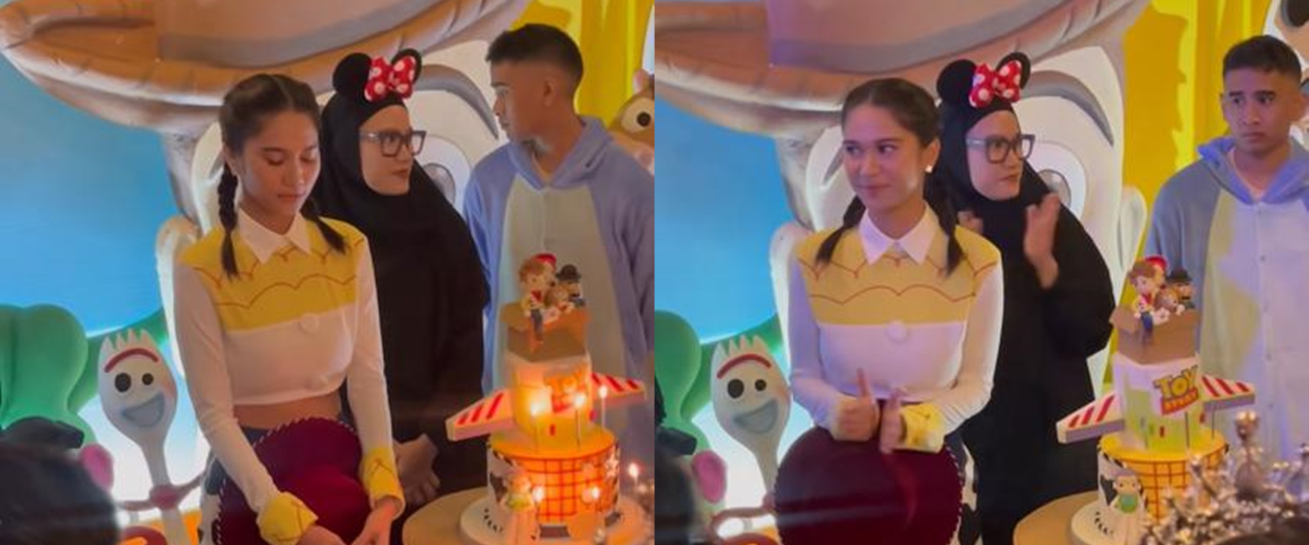11 Potret seleb di acara ultah ke-20 Azizah Salsha istri Pratama Arhan, outfit Iis Dahlia curi atensi