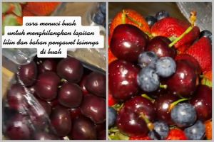 Bukan tepung, ini cara hilangkan lapisan lilin dan bahan pengawet pada anggur cuma pakai 3 bahan dapur