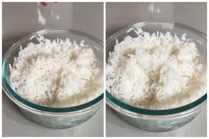 Bukan diberi minyak, ini trik menanak nasi agar tak lengket dan bebas bau pakai 2 bahan dapur