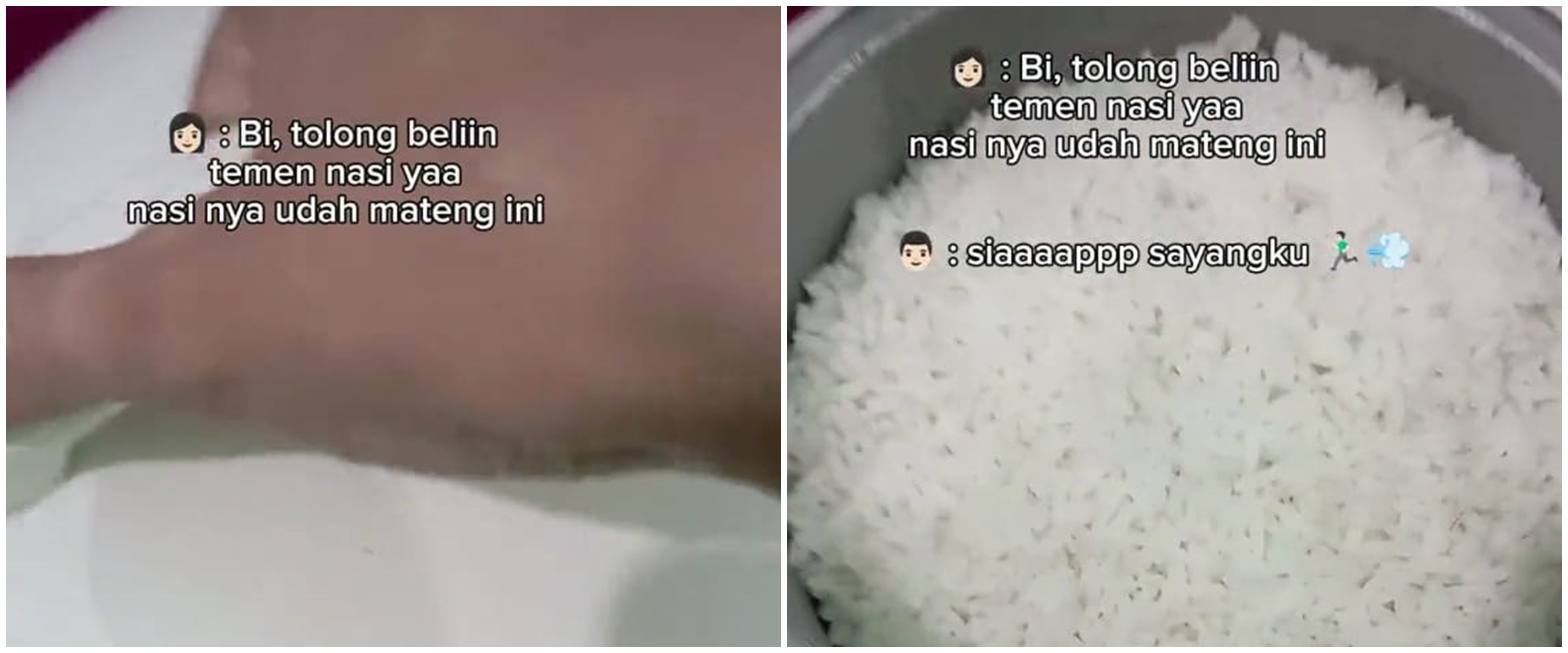 Diminta beli 'teman nasi' sama istri, pria ini malah bawa lauk nyeleneh yang bikin tepuk jidat