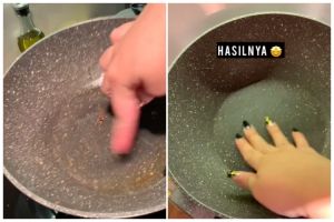 Tak perlu baking soda, ini cara cuci wajan berminyak agar keset lagi cuma tambah 1 alat sederhana