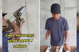 Nggak perlu panggil tukang, begini cara atasi retak rambut di tembok hanya modal Rp 100 ribu