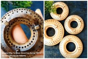 Tanpa sitrun, ini trik bersihkan burner kompor yang hitam pakai tambahan 2 bahan dapur