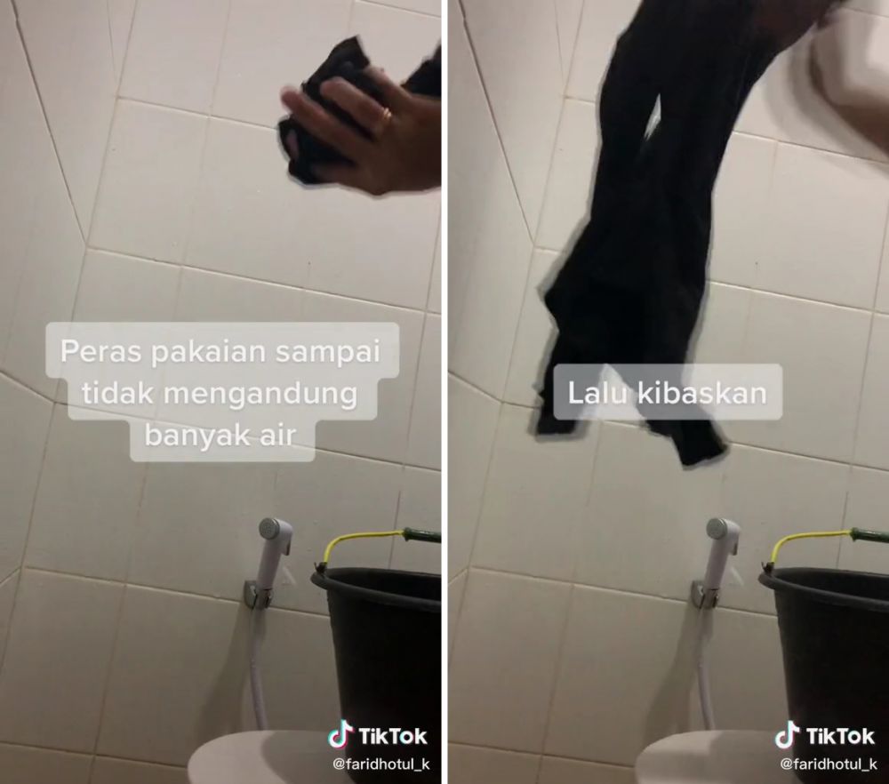 Tanpa pakai pengering, begini cara jemur baju dalam kamar kos cocok buat anak kuliahan yang mageran