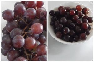 Tak perlu tepung, begini trik melunturkan lapisan lilin pada anggur pakai 1 jenis rempah