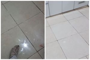 Pakai 2 bahan dapur, begini trik mengepel lantai yang berminyak dan lengket agar makin kesat